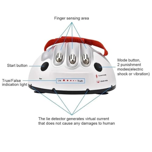 جهاز كشف الكذب للأطفال مع اهتزاز وصوت صراخ لتجربة...