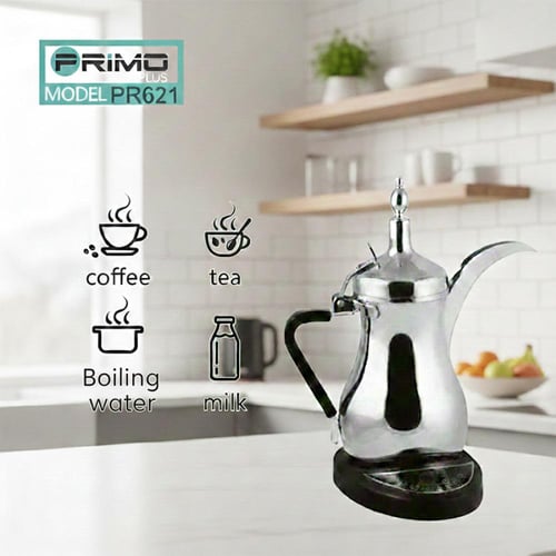 غلاية قهوة Primo Plus PR621 بقوة 800 واط وسعة 600...