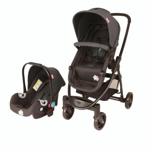 عربية اطفال عصريه + كرسي سيارة 3 في 1