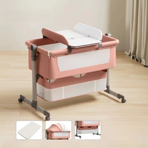 سرير نكست تومي وردي مع طاولة تغيير