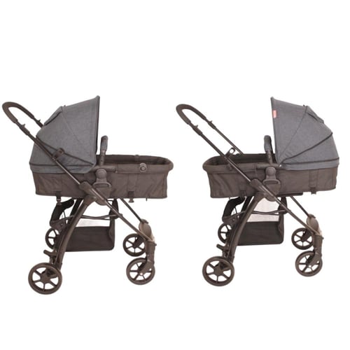 عربية اطفال عصريه + كرسي سيارة 3 في 1