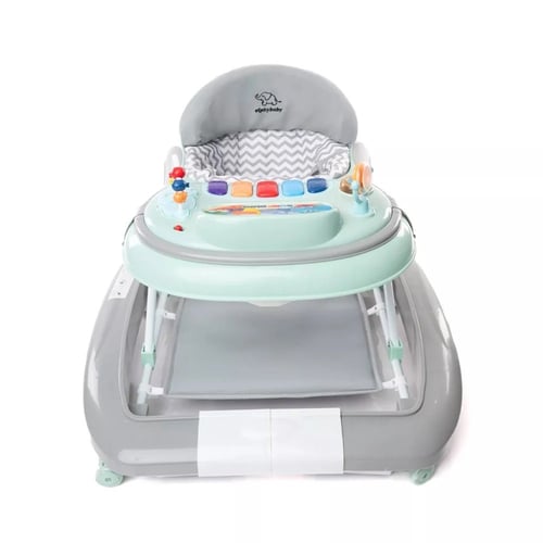 مشاية 3 في 1 قابلة للطي - رمادي