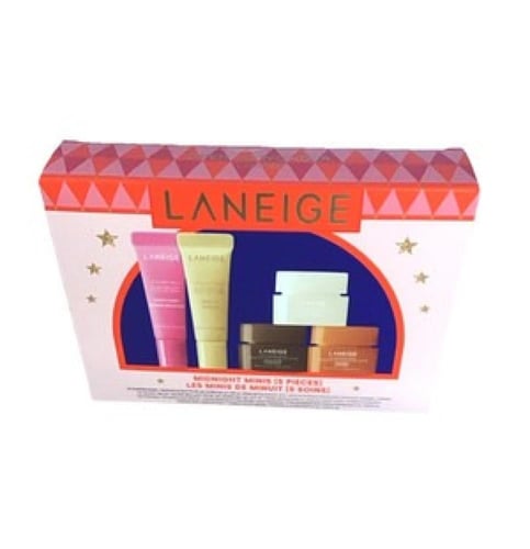 لانيج - طقم ميدنايت ميني لعناية الشفاه 5 قطع