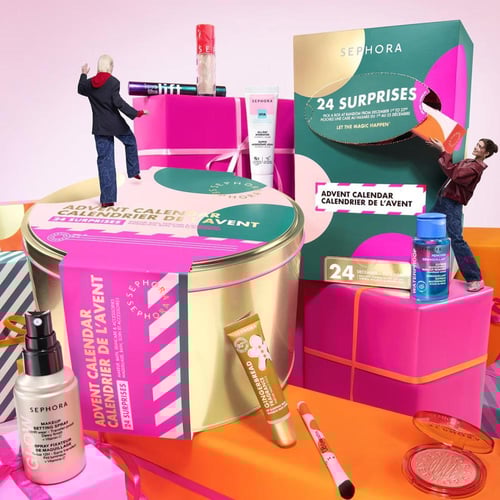 سيفورا كولكشن تقويم العطلات الفاخر 24 قطعة - مجموع...