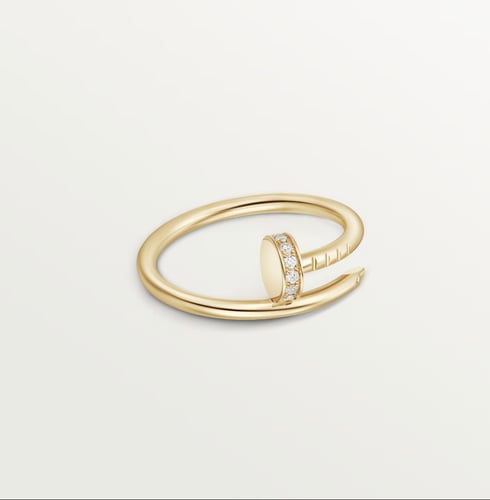 خاتم "جوست آن كلو"، موديل الحجم الصغير، ماس