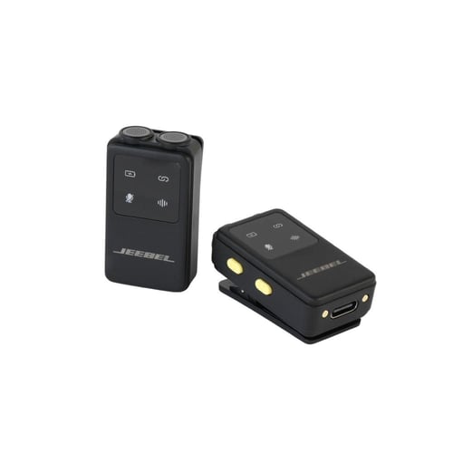 مايك جيبل لاسلكي مزدوج بشاشة رقمية – تقليل ضوضاء 7...