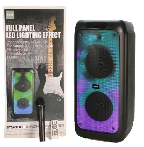 BTS-1388 /8 INCH مكبرات صوت لاسلكية محمولة للحفلات...