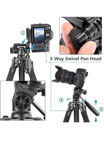 حامل ثلاثي القوائم NP8850 قابل للتمديد بتصميم قوي...