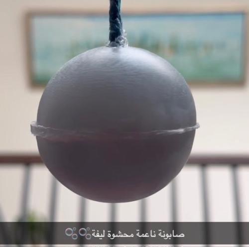 كرة صابونة محشوة ليفة