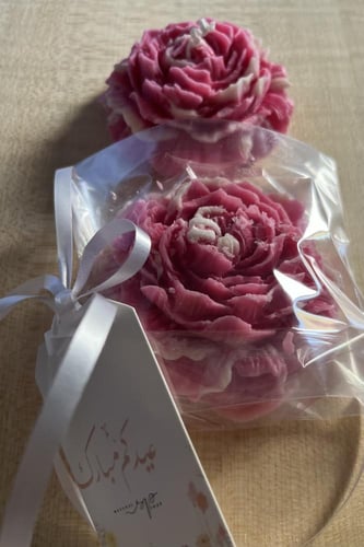 شمعة برائحة الورد