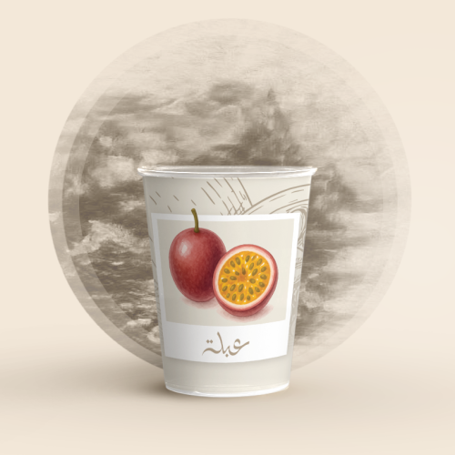 شدة أكواب باشن فروت بلاستيك 10 أونص