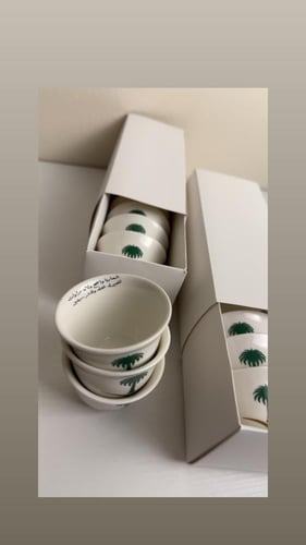 طقم فناجيل 6 قطع لليوم الوطني