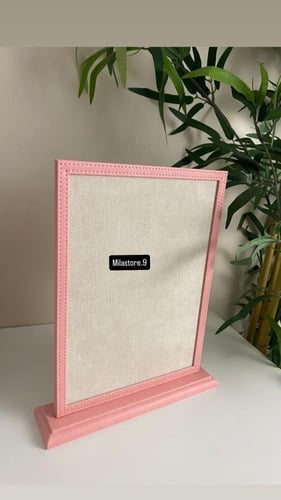 استاند قماش بإيطار جلد