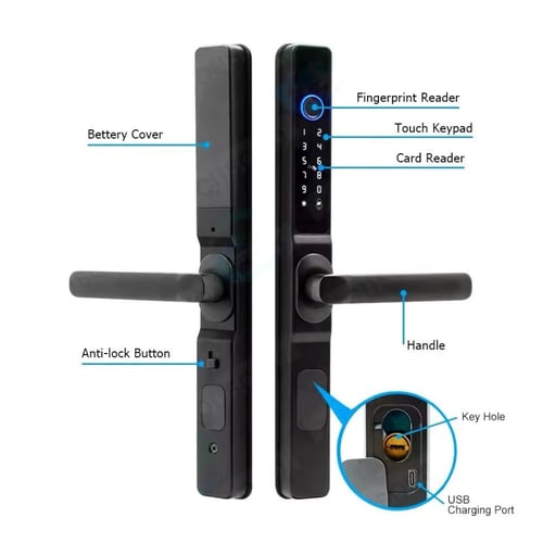 قفل الباب إلكتروني ZhouSoco wifi
