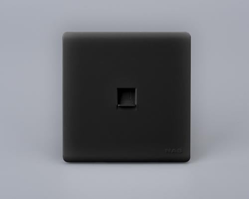 فيش داتا CAT 6 مفرد 7×7 اسود