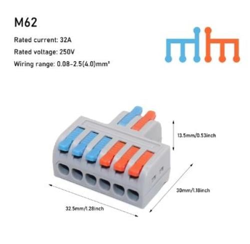 موصلات كهربائية 2X6 - 32A