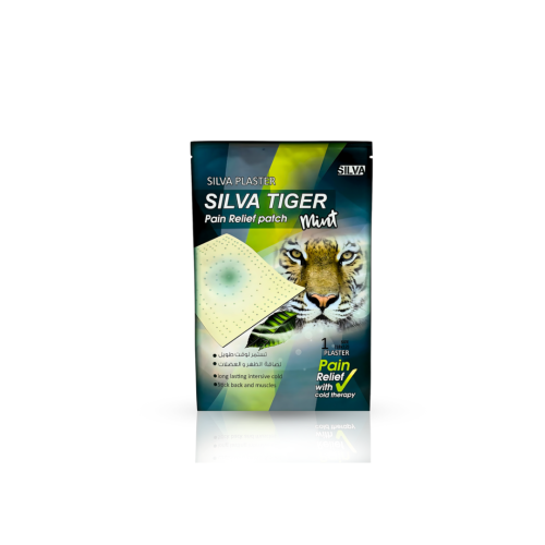 سيلفا تايجر منت لصقة مسكنة باردة للالم طويلة المفع...