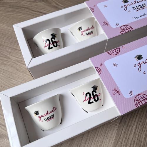 Box of party favors with two cups