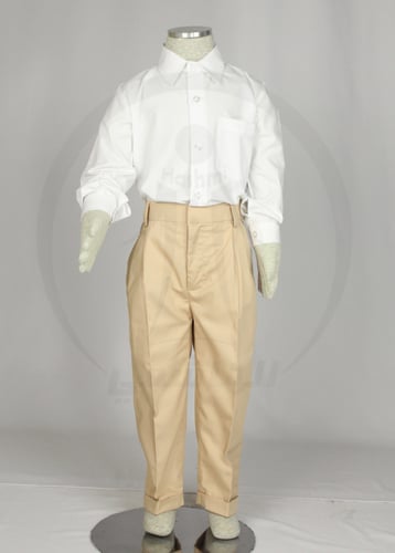 بنطلون بيج بدون قميص (روضة غراس)