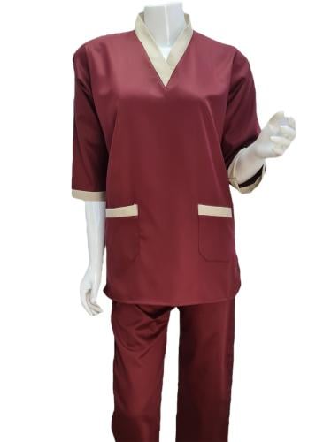 طقم لبس عاملات كتان شتوي