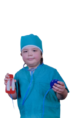 ملابس مهن للأطفال ( طبيب جراح ) من عمر 3 إلى 7 سنو...