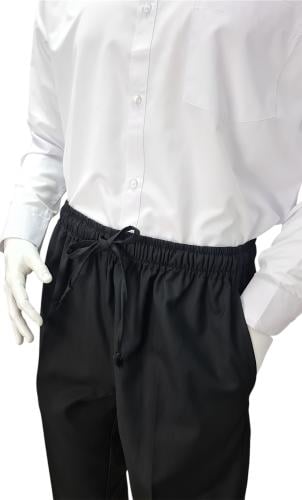 بنطلون رسمي اسود حزام مطاط