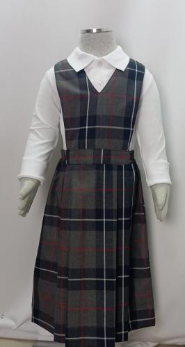 مريول كاروهات بدون قميص