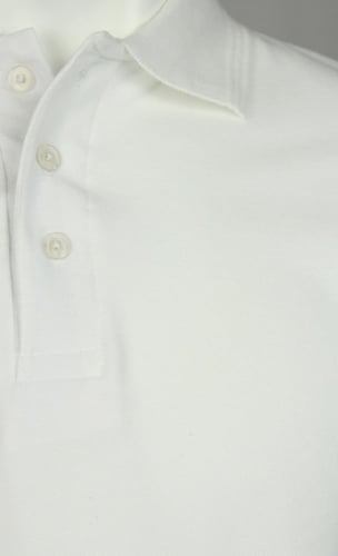 تيشيرت موديل بولو ابيض