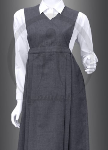 مريول رصاصي (بدون قميص)