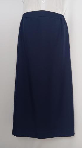 تنورة كحلي ساده مطاط من الجوانب موديل ( 10 ) بدون...