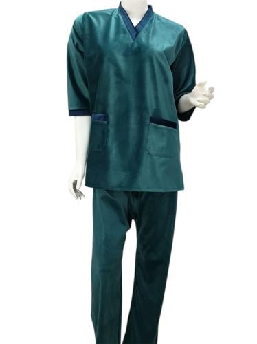 طقم لبس عاملات مخمل شتوي