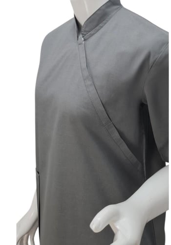 طقم لبس عاملات لون رصاصي