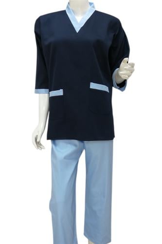 طقم لبس عاملات كتان