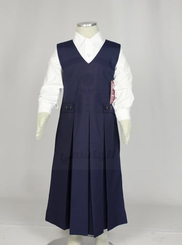 مريول رياض اطفال كحلي موديل(5) بدون قميص