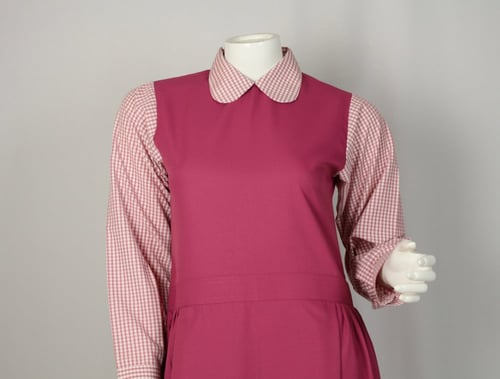 مريول وردي بقميص متصل موديل(17)كويتي كاروهات أبة د...