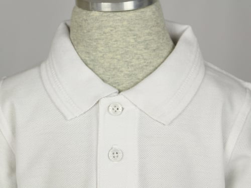 تيشيرت بتصميم بولو ابيض