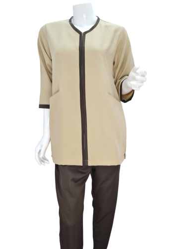 طقم لبس عاملات قماش فاخر