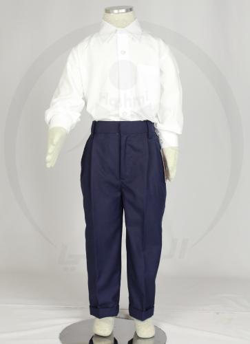 بنطلون كحلي بدون قميص ابتدائي( هبه)