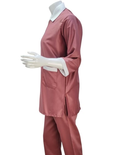 طقم لبس عاملات كتان