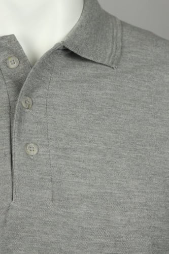 تشيرت موديل بولو رصاصي