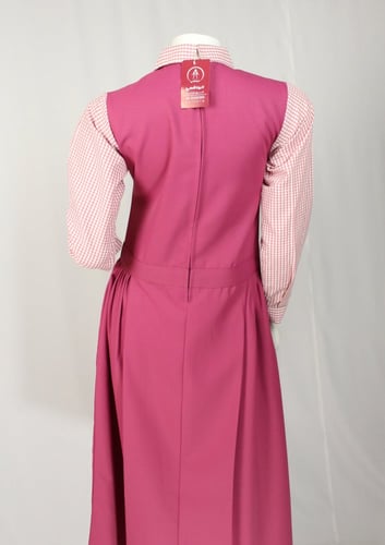 مريول وردي بقميص متصل موديل(17)كويتي كاروهات أبة د...