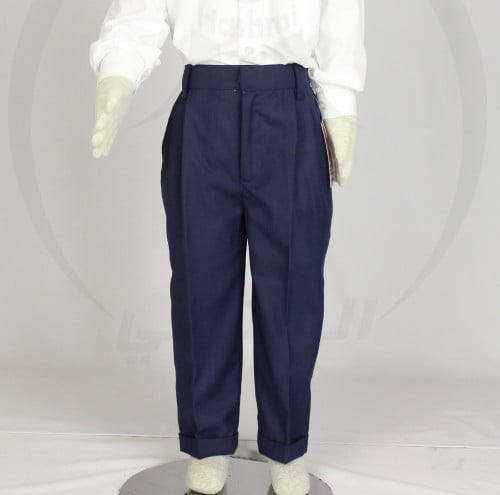 بنطلون كحلي بدون قميص