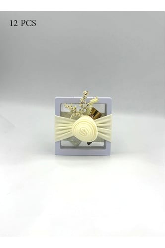 Plastic rose with white musk and small broken stic...