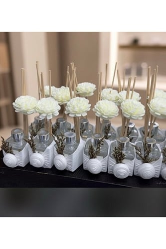 Scented tray distributions (12 pieces) with fabric...