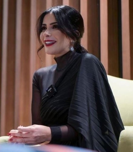 فستان مني زكي انيق وافخمم