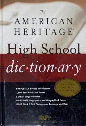 the american heritage high school dictionary