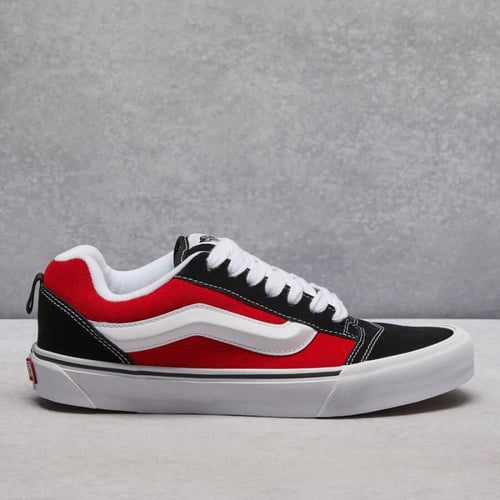 ‎‏vans knu skool black red
