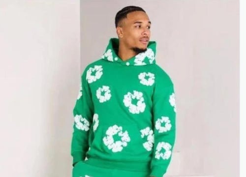 DENIM TEARS THE COTTON WREATH SWEATSHIRT GREEN