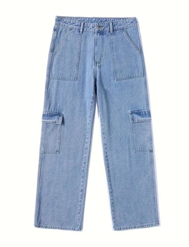 بنطلون جنز أزرق فاتح