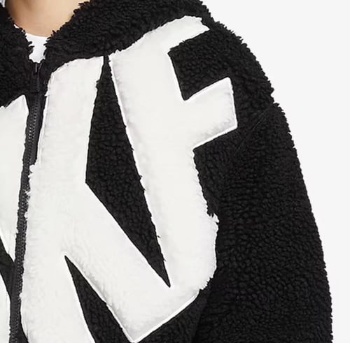 NIKE W NSW LOGO SHERPA JACKET